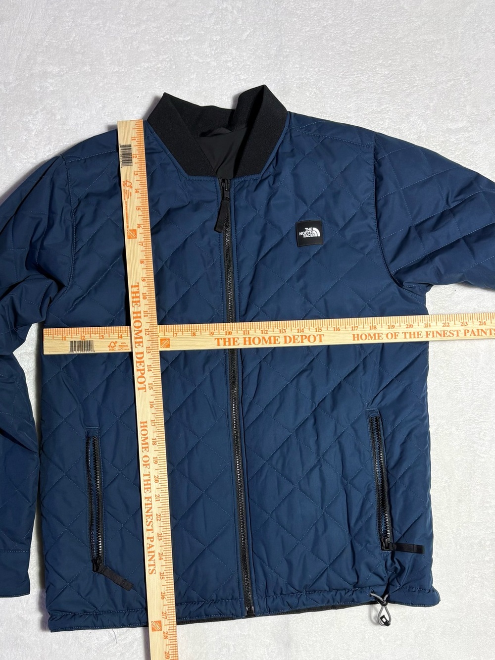 The North Face Men’s Jester Reversible Quilted Navy & Black Bomber Jacket